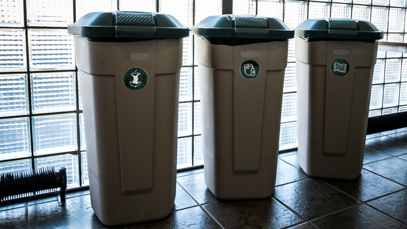 En av miljøstasjonene på Svarttjern